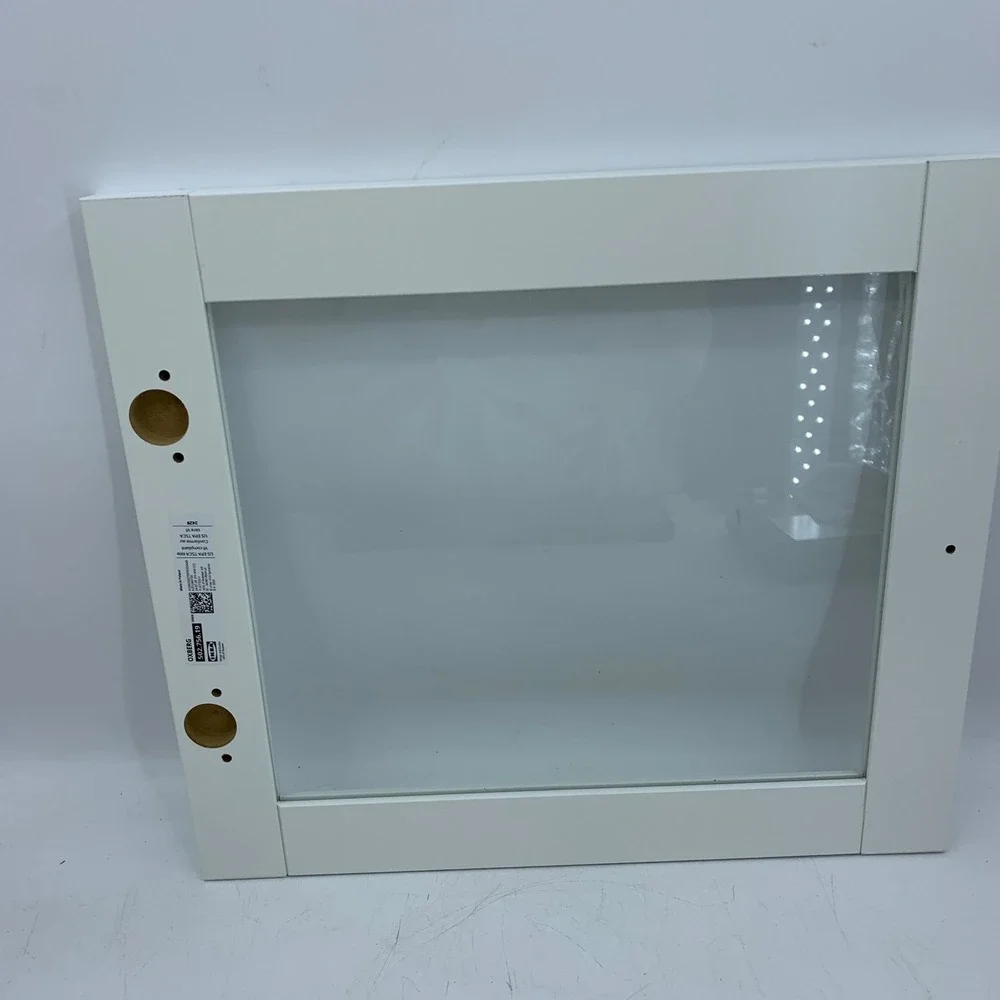 IKEA BILLY OXBERG Glass Door White 15.75x13.75 502.756.19 Replacement Part